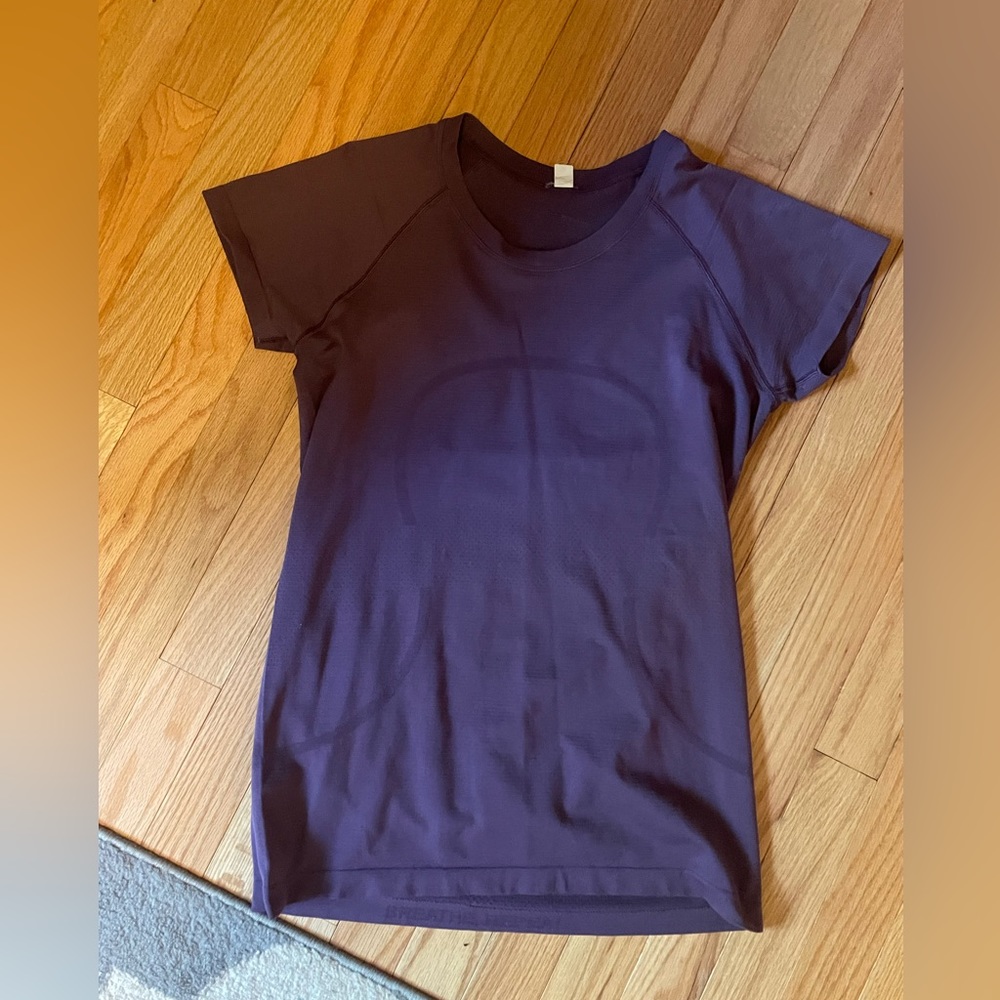 purple lululemon swiftly tech short sleeve